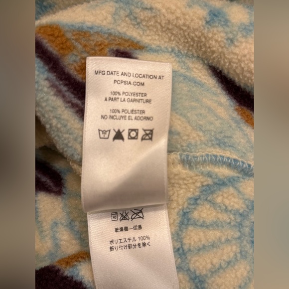 Patagonia Vintage Rare Owl Patterned Fleece Pullover - Picture 11 of 13